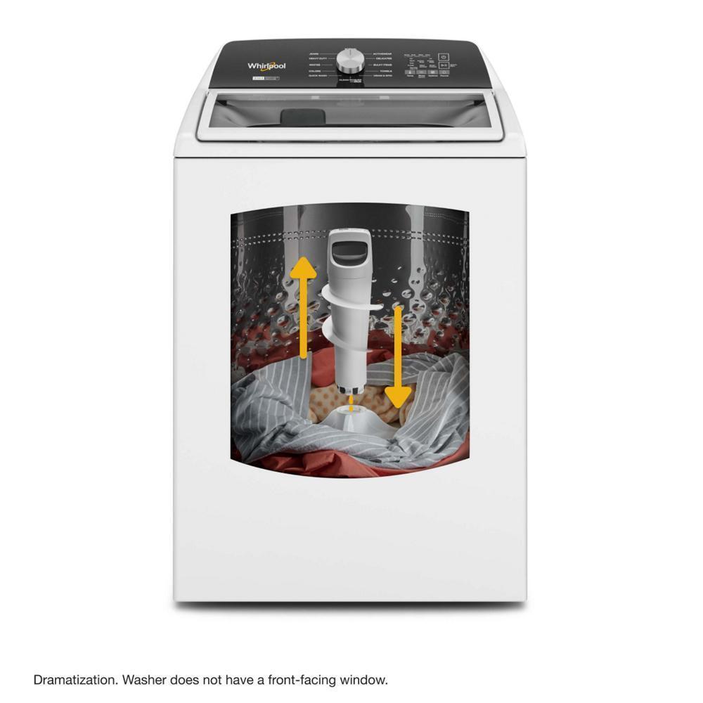 4.7-4.8 Cu. Ft. Top Load Washer with 2 in 1 Removable Agitator