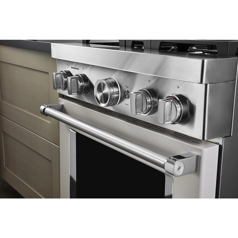 KitchenAid® 30'' Smart Commercial-Style Dual Fuel Range with 4 Burners