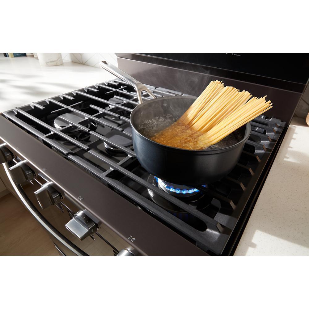 30-inch Smart Gas Range with Air Cooking Technology, No Preheat Air Fry, Steam/Self Clean and High Speed Preheat