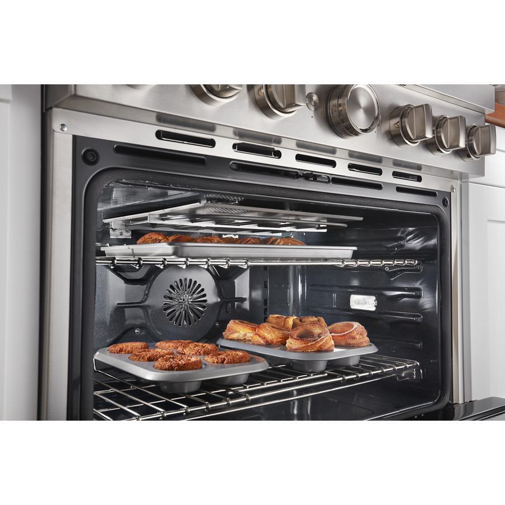 KitchenAid® 36'' Smart Commercial-Style Dual Fuel Range with 6 Burners