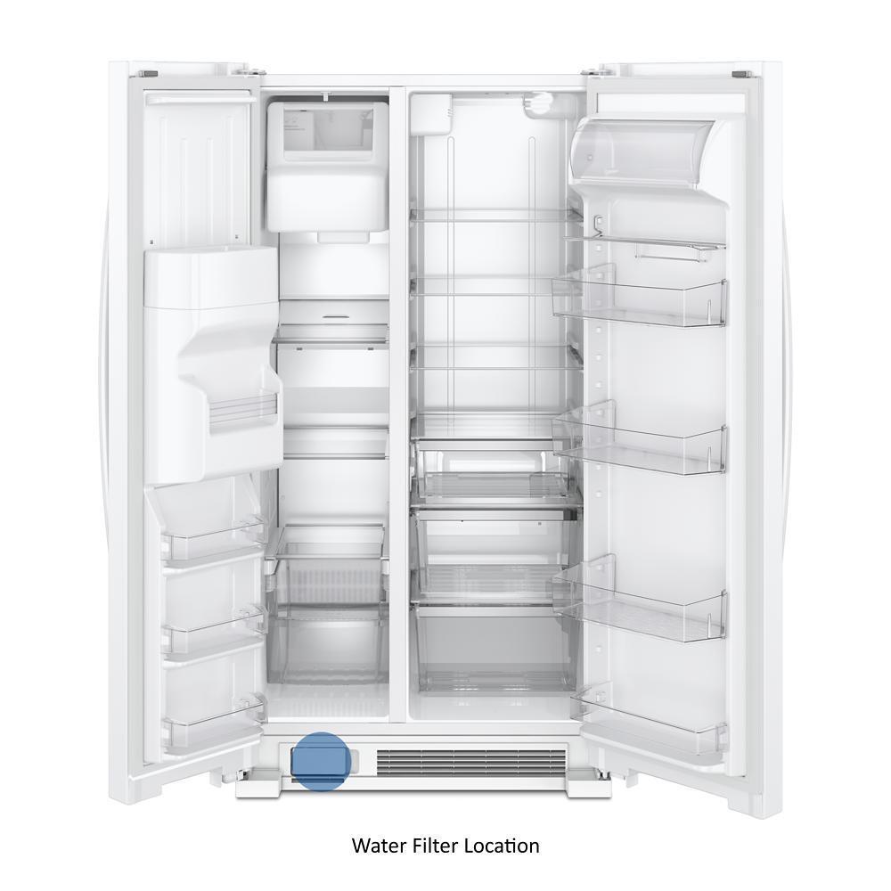 36-inch Wide Side-by-Side Refrigerator - 25 cu. ft.