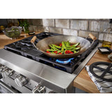 KitchenAid® 30'' Smart Commercial-Style Dual Fuel Range with 4 Burners