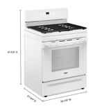 30-inch Self Clean Gas Range with No Preheat Mode