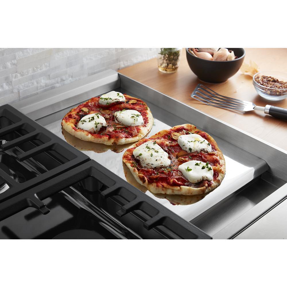 KitchenAid® 48'' Smart Commercial-Style Dual Fuel Range with Griddle