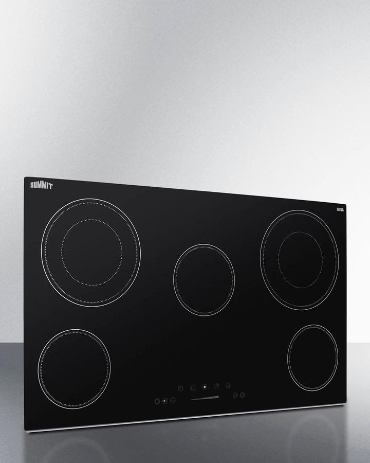 36" Wide 208-240v 5-burner Radiant Cooktop