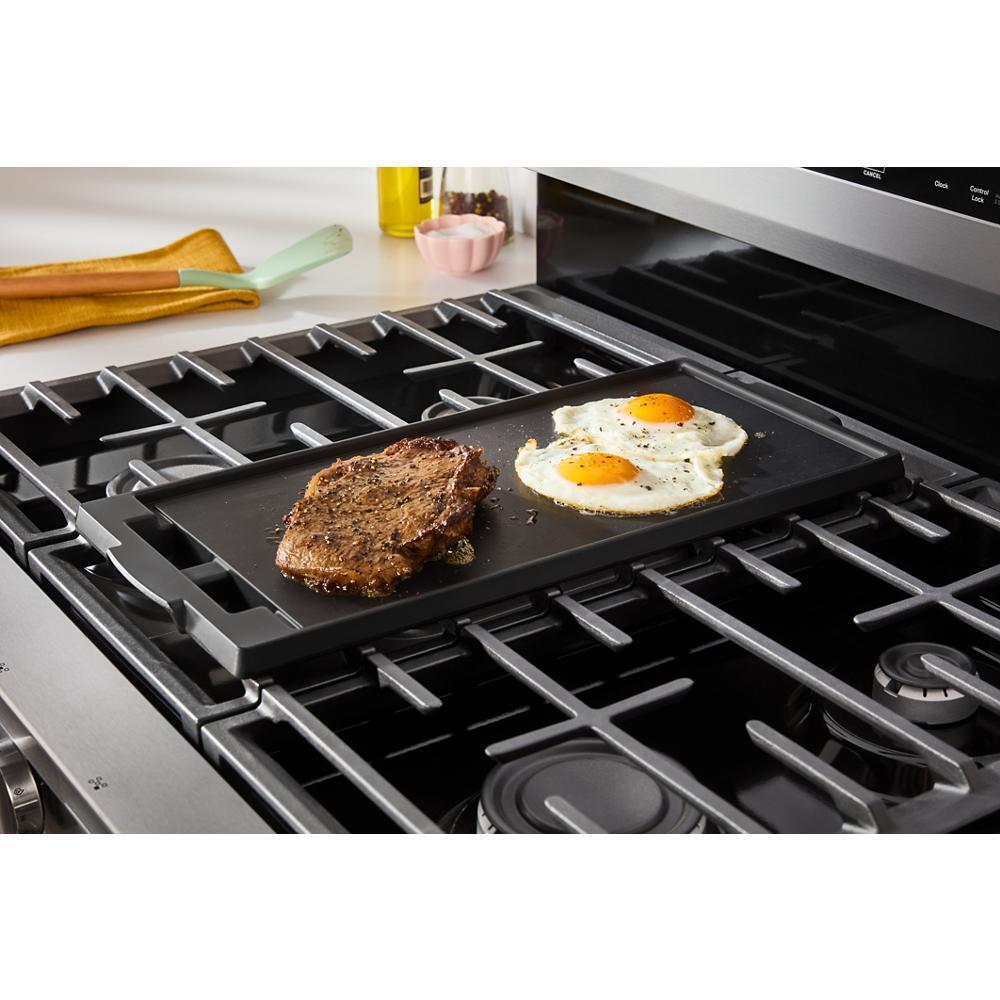 30-inch Gas Range with Air Cooking Technology, No Preheat Air Fry and Air Baking and Self Clean