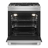 RISE™ 30" DUAL-FUEL DOWNDRAFT SLIDE-IN RANGE