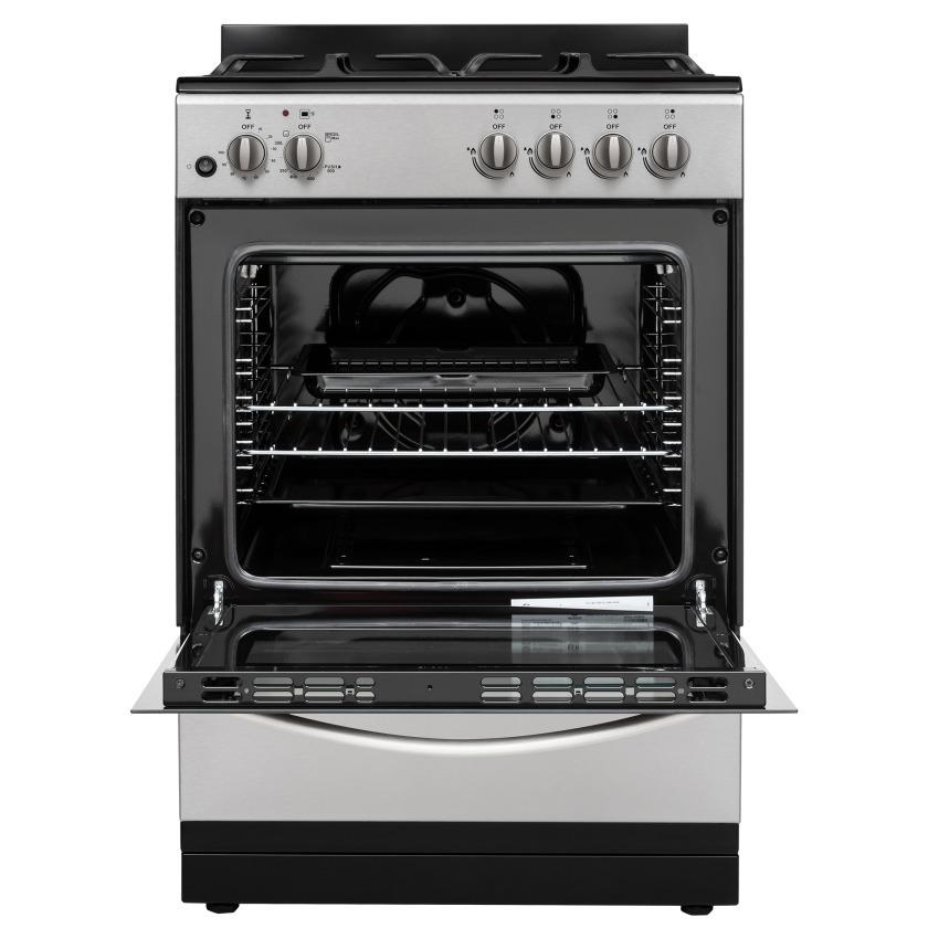 Element 2.4 Cu. Ft. 24 Gas Range - Stainless Steel (EGR244MCCS)