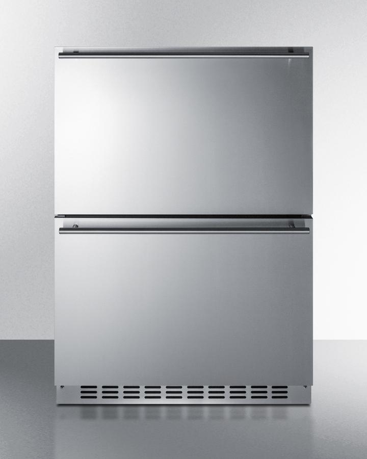 24" Wide 2-drawer Refrigerator-freezer