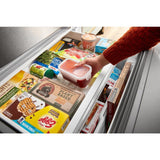 36-inch Wide 4 Door Refrigerator with Prep and Store Bins - 26 Cu. Ft.