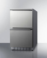 18" Wide 2-drawer All-refrigerator, ADA Compliant (panels Not Included)