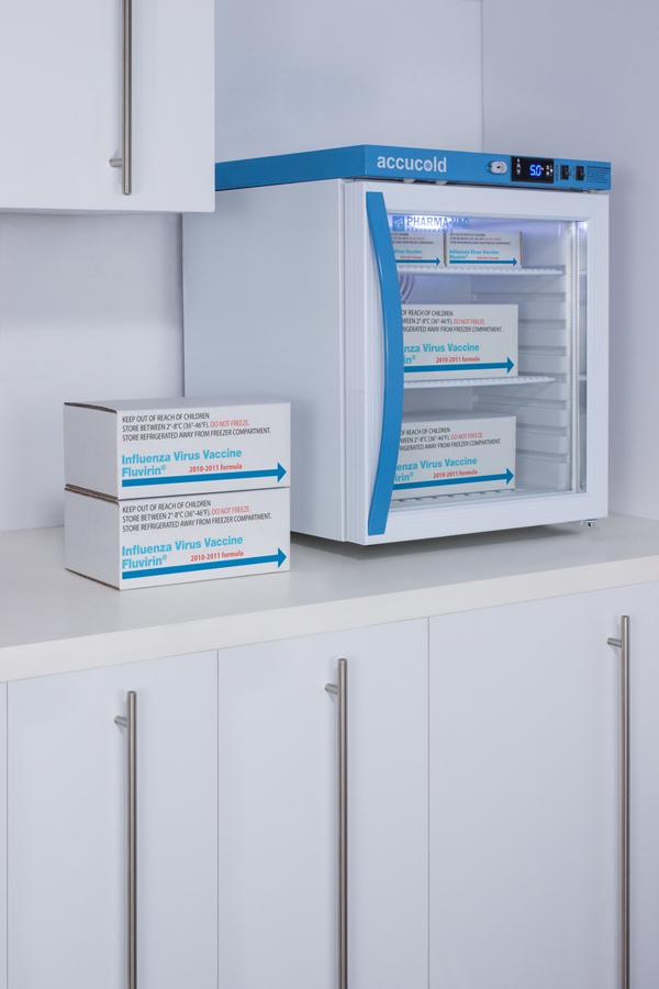 1 CU.FT. Compact Vaccine Refrigerator, Certified To Nsf/ansi 456 Vaccine Storage Standard