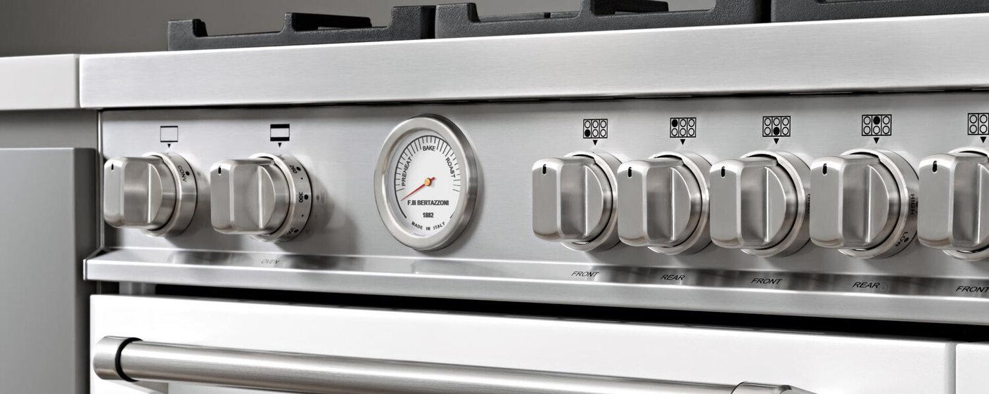 48 inch All Gas Range, 6 Brass Burner and Griddle Stainless Steel