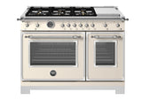 Heritage 48" Range All Gas Avorio Ivory