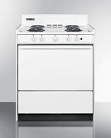 30" Wide Electric Coil Top Range