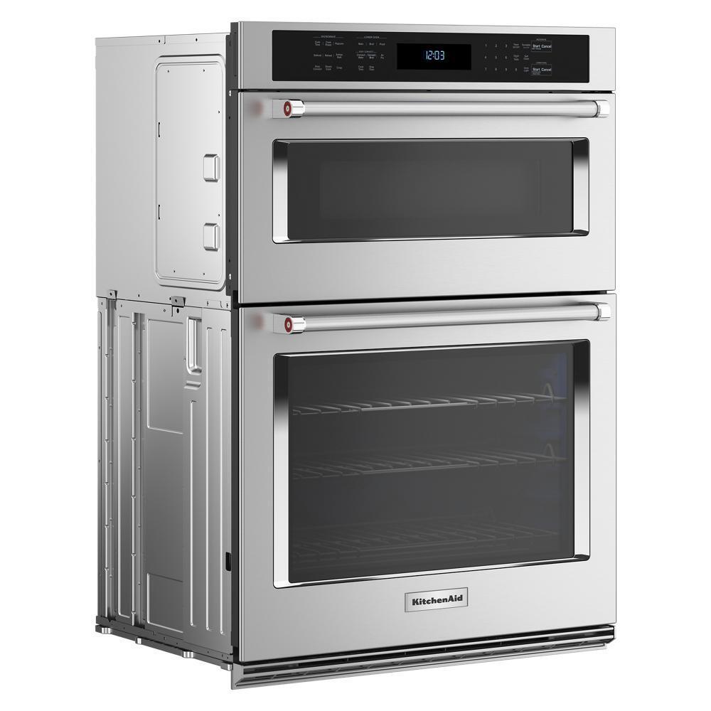 KitchenAid® 27" Combination Microwave Wall Ovens with Air Fry Mode.