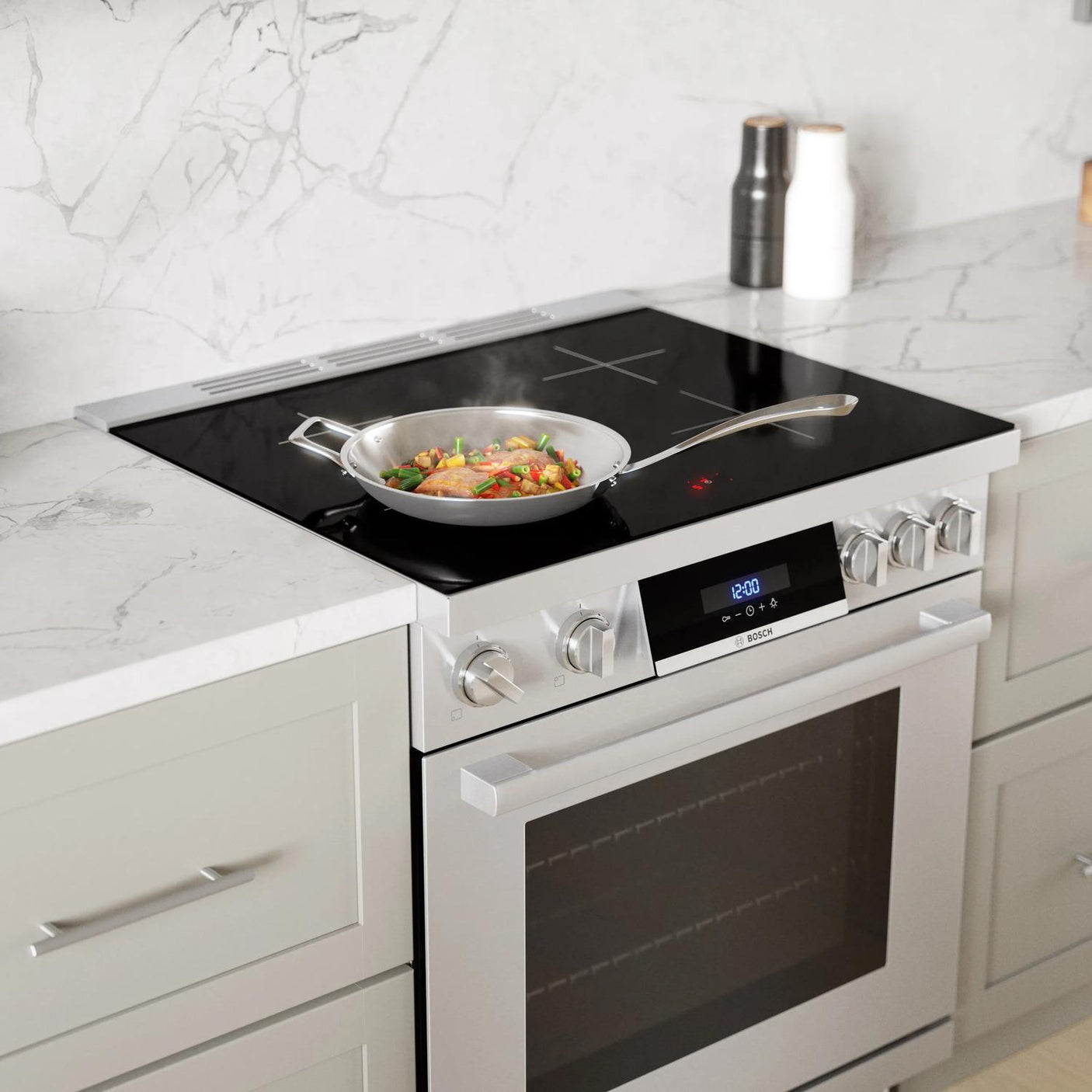 800 Series Induction freestanding range Stainless Steel