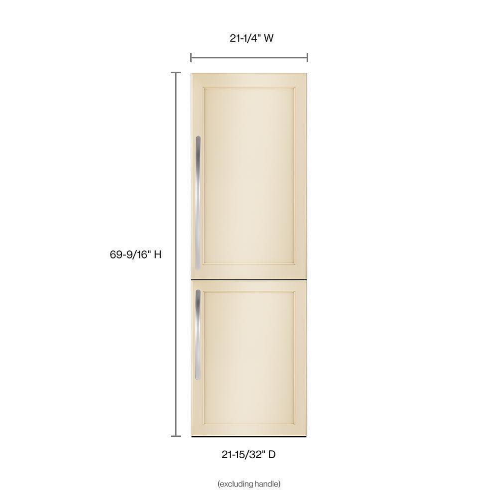 10 Cu. Ft. 24" Width Built-In Panel Ready Bottom Mount Refrigerator