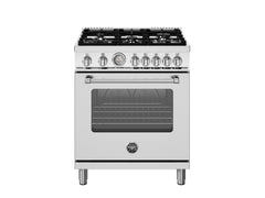 30 inch All Gas Range, 5 Burners Stainless Steel