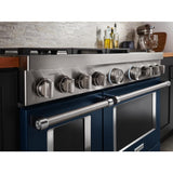 KitchenAid® 48'' Smart Commercial-Style Dual Fuel Range with Griddle