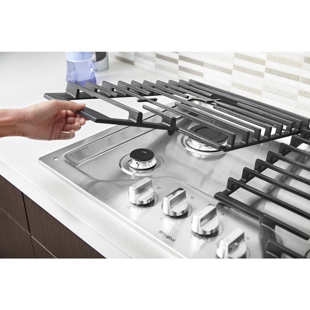 30-inch Gas Cooktop with EZ-2-Lift™ Hinged Cast-Iron Grates