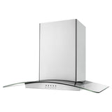 30" Modern Glass Wall Mount Range Hood