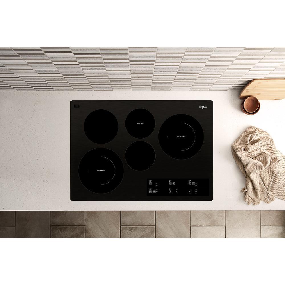 30-inch Electric Ceramic Glass Cooktop with Two Dual Radiant Elements