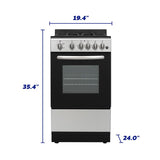 Element 1.9 Cu. Ft. 20 Gas Range - Stainless Steel (EGR204MCCS)