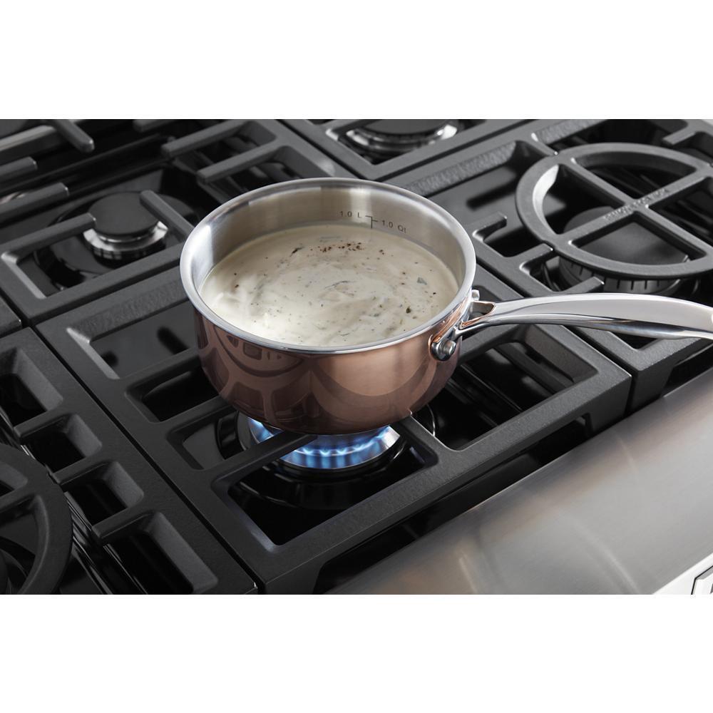 KitchenAid® 48'' 6-Burner Commercial-Style Gas Rangetop with Griddle