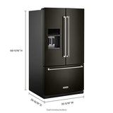 26.8 Cu. Ft. Standard-Depth French Door Refrigerator with Exterior Ice and Water Dispenser