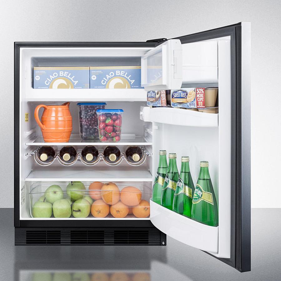 24" Wide Refrigerator-freezer, ADA Compliant