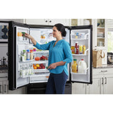 36- Inch Wide French Door Refrigerator with PowerCold® Feature - 25 Cu. Ft.