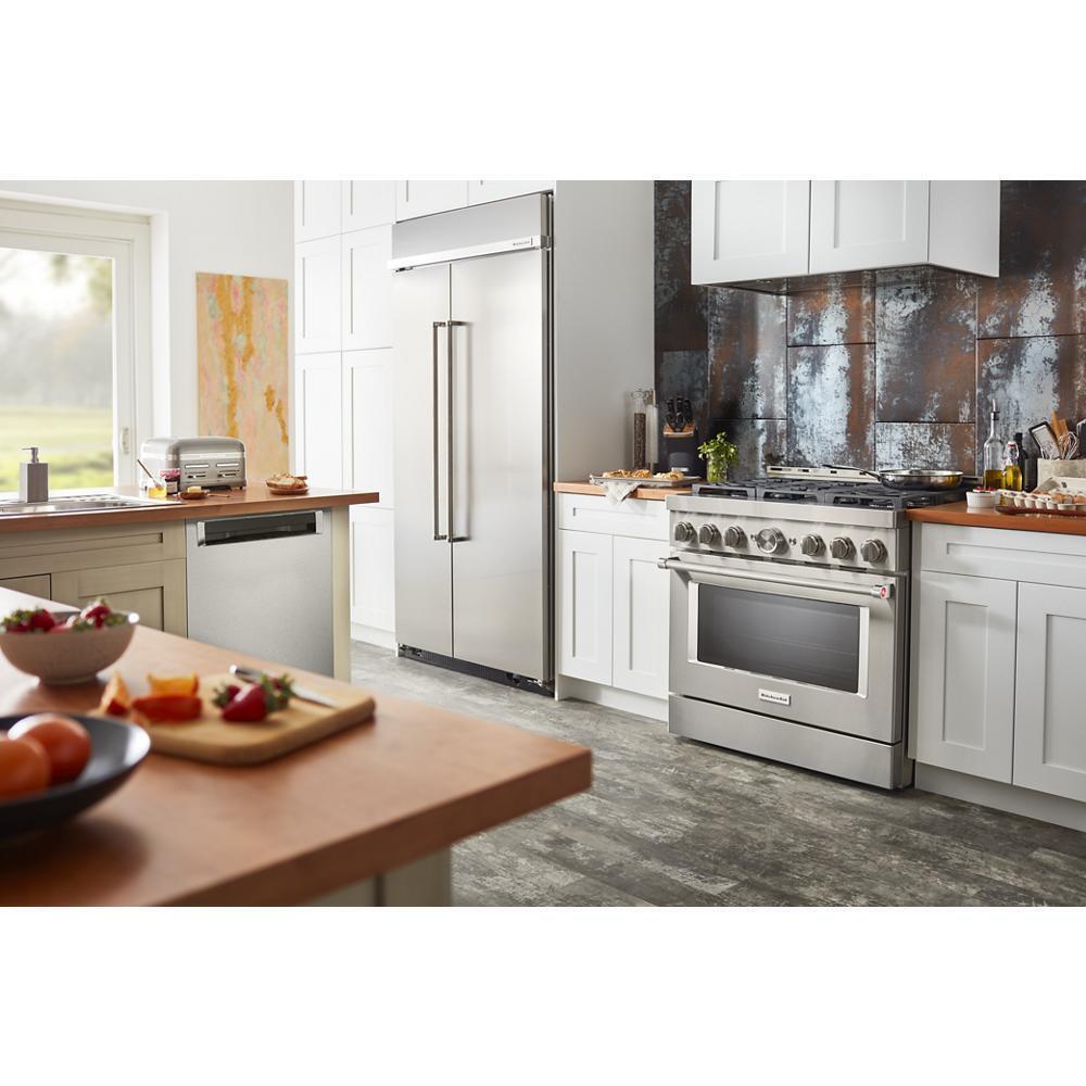 KitchenAid® 36'' Smart Commercial-Style Gas Range with 6 Burners