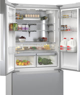 800 Series French Door Bottom Mount Refrigerator 36" Stainless steel (with anti-fingerprint)