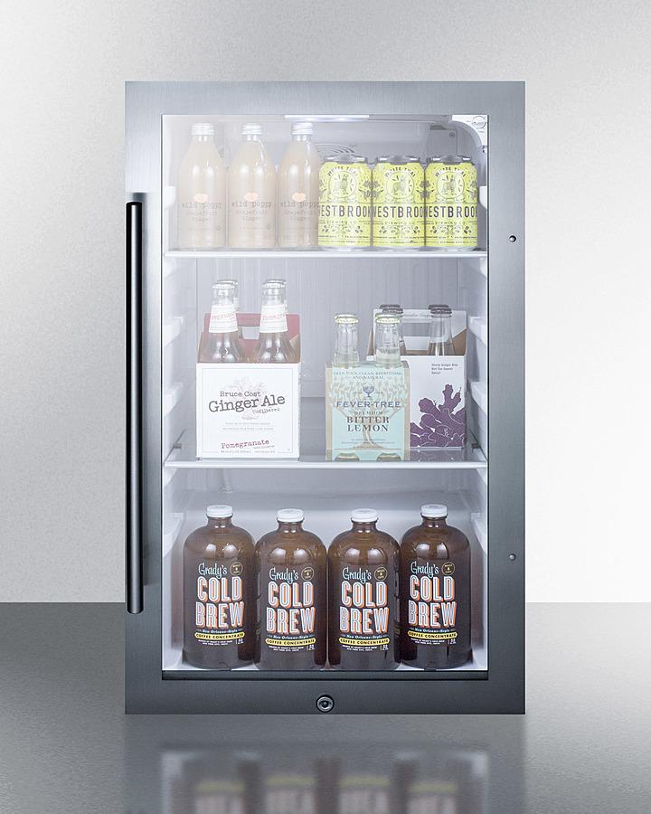 Shallow Depth Indoor/outdoor Beverage Cooler