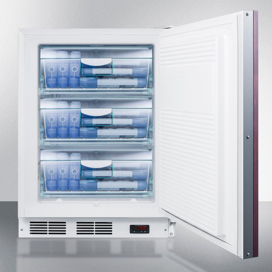 24" Wide Built-in All-freezer, ADA Compliant (panel Not Included)