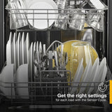 Quiet Dishwasher with Stainless Steel Tub