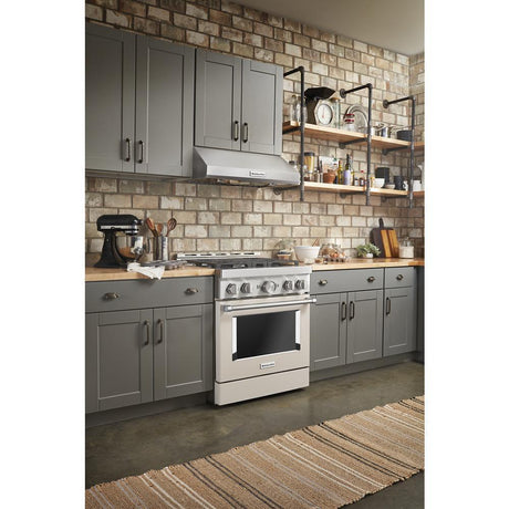 KitchenAid® 30'' Smart Commercial-Style Gas Range with 4 Burners