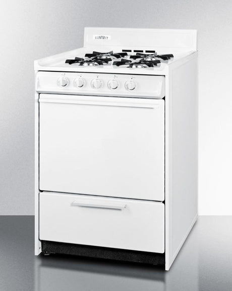 24" Wide Propane Gas Range, Battery Start