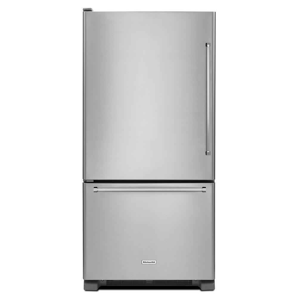 19 cu. ft. 30-Inch Width Full Depth Non Dispense Bottom Mount Refrigerator