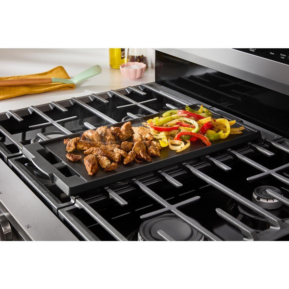 30-inch Gas Range with Air Cooking Technology, No Preheat Air Fry and Air Baking and Self Clean