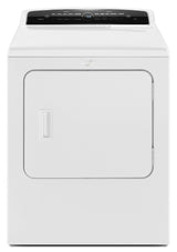 7.0 cu.ft Top Load HE Gas Dryer with Advanced Moisture Sensing, Intuitive Touch Controls White