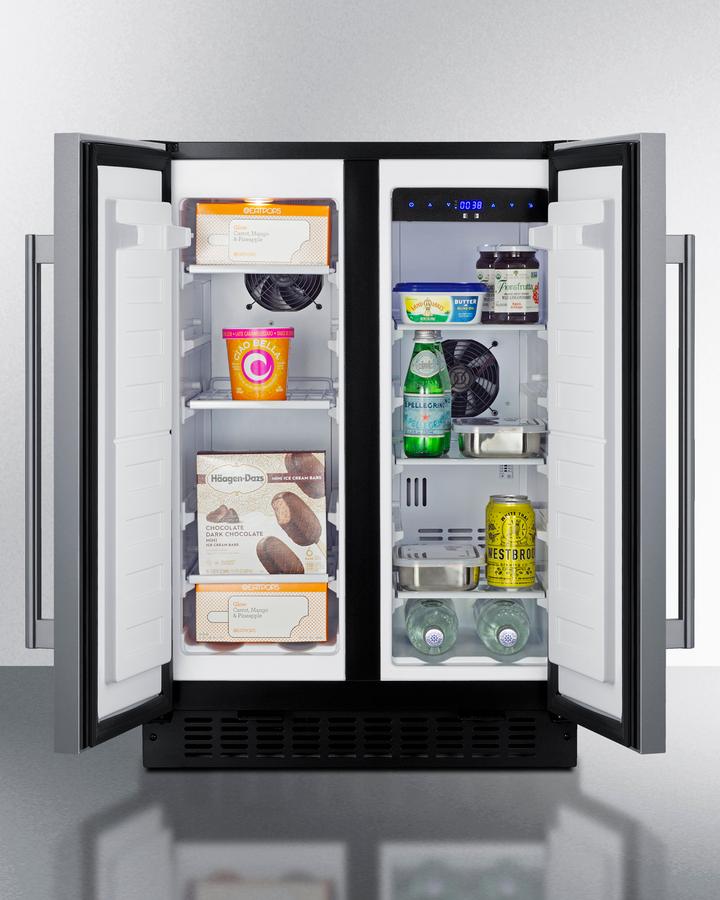 24" Wide Built-in Refrigerator-freezer