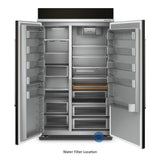 30 Cu. Ft. 48" Built-In Side-by-Side Refrigerator with PrintShield™ Finish