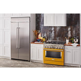 KitchenAid® 36'' Smart Commercial-Style Gas Range with 6 Burners