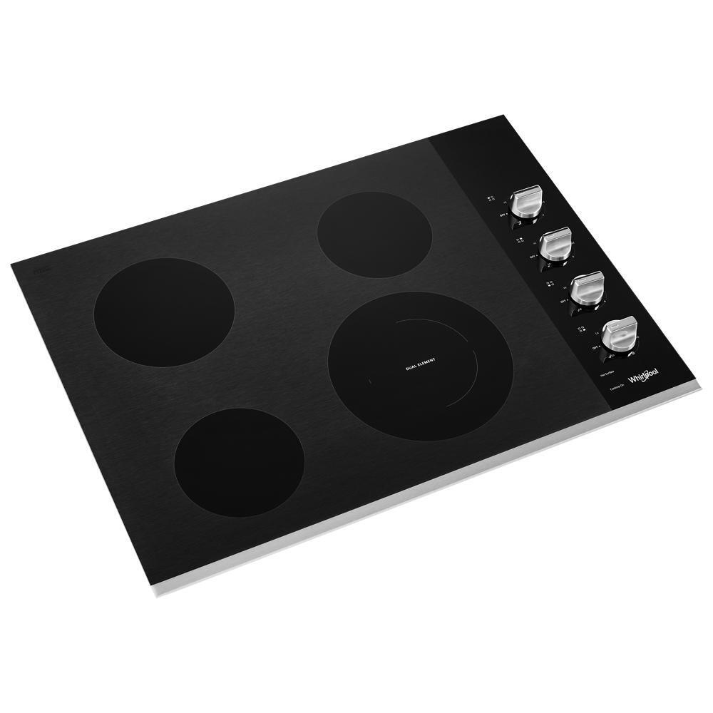 30-inch Electric Ceramic Glass Cooktop with Dual Radiant Element