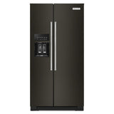 22.6 cu ft. Counter-Depth Side-by-Side Refrigerator with Exterior Ice and Water and PrintShield™ finish