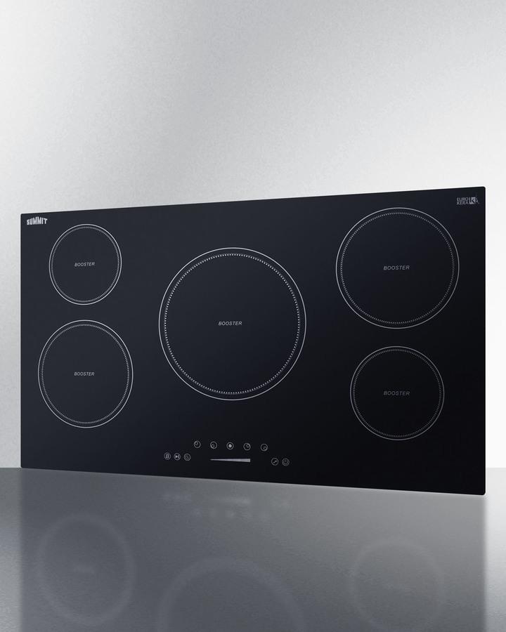 36" Wide 208-240v 5-zone Induction Cooktop