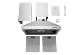 Hauslane  Chef 30-in Convertible Stainless Steel Wall-Mounted Range Hood