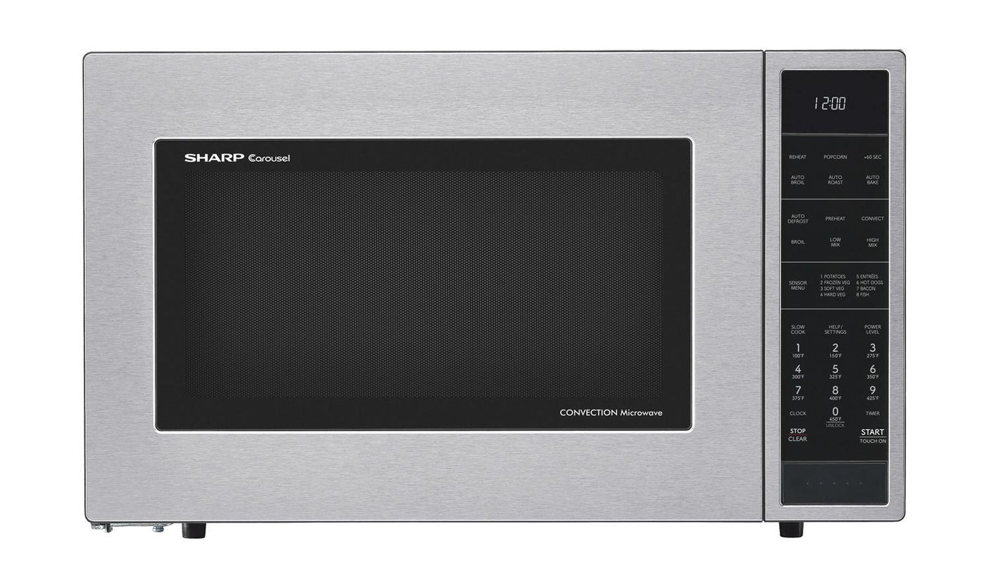 Sharp 1.5 cu. ft. 900W Stainless Steel Convection Countertop Microwave Oven